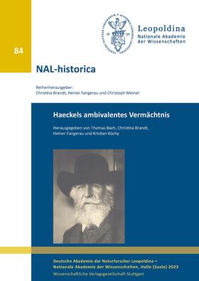 Bach / Brandt / Fangerau |  Haeckels ambivalentes Vermächtnis | Buch |  Sack Fachmedien
