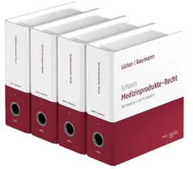 Lücker / Baumann / Schorn |  Schorn Medizinprodukte-Recht | Loseblattwerk |  Sack Fachmedien