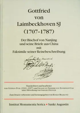 Puhl / Freiherr von Elverfeldt-Ulm / Malek |  Gottfried von Laimbeckhoven S.J. (1707-1787) | Buch |  Sack Fachmedien