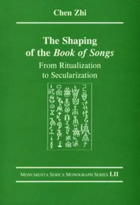 Zhi |  The Shaping of the Book of Songs | Buch |  Sack Fachmedien