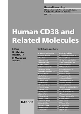 Mehta / Malavasi |  Human CD38 and Related Molecules | Buch |  Sack Fachmedien