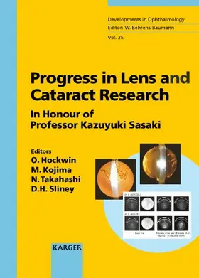 Hockwin / Kojima / Takahashi |  Progress in Lens and Cataract Research | Buch |  Sack Fachmedien