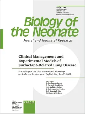 Bevilacqua / Curstedt / Halliday |  Clinical Management and Experimental Models of Surfactant-Related Lung Disease | Buch |  Sack Fachmedien