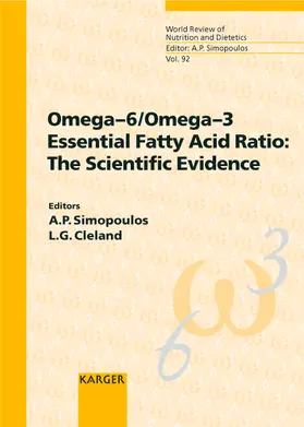 Simopoulos / Cleland |  Omega-6/Omega-3 Essential Fatty Acid Ratio: The Scientific Evidence | Buch |  Sack Fachmedien