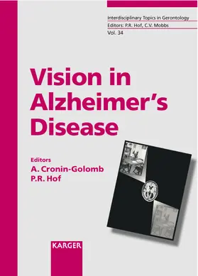 Cronin-Golomb / Hof |  Vision in Alzheimer's Disease | Buch |  Sack Fachmedien