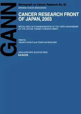 Kitagawa / Tsuruo |  Cancer Research Front of Japan, 2003 | Buch |  Sack Fachmedien