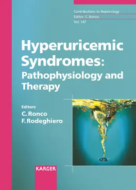 Ronco / Rodeghiero |  Hyperuricemic Syndromes: Pathophysiology and Therapy | Buch |  Sack Fachmedien