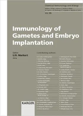 Markert |  Immunology of Gametes and Embryo Implantation | Buch |  Sack Fachmedien