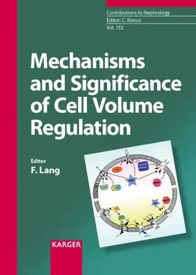 Lang |  Mechanisms and Significance of Cell Volume Regulation | Buch |  Sack Fachmedien