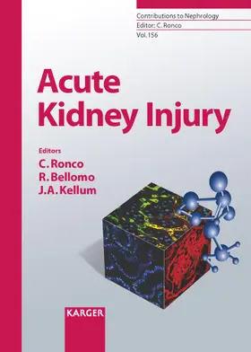 Ronco / Bellomo / Kellum |  Acute Kidney Injury | Buch |  Sack Fachmedien