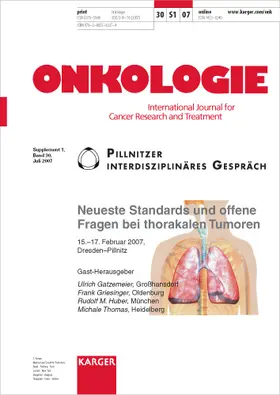 Gatzemeier / Griesinger / Huber |  Neueste Standards und offene Fragen bei thorakalen Tumoren | Buch |  Sack Fachmedien