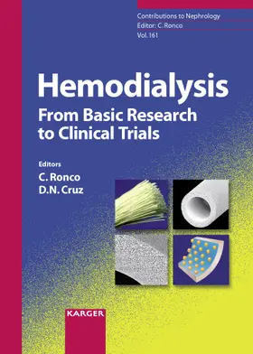Ronco / Cruz |  Hemodialysis - From Basic Research to Clinical Trials | Buch |  Sack Fachmedien