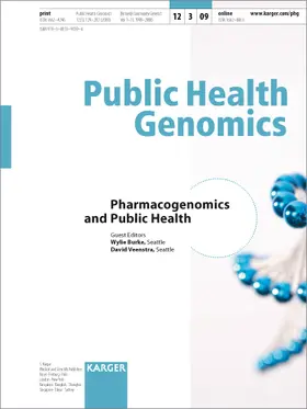 Burke / Veenstra |  Pharmacogenomics and Public Health | Buch |  Sack Fachmedien
