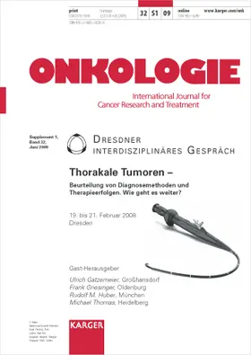 Gatzemeier / Griesinger / Huber |  Thorakale Tumoren - Beurteilung von Diagnosemethoden und Therapieerfolgen. Wie geht es weiter? | Buch |  Sack Fachmedien