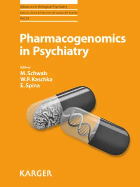 Schwab / Kaschka / Spina |  Pharmacogenomics in Psychiatry | Buch |  Sack Fachmedien