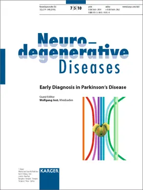 Jost |  Early Diagnosis in Parkinson's Disease | Buch |  Sack Fachmedien