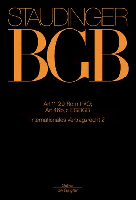 Armbrüster / Hausmann / Magnus |  Art 11-29 Rom I-VO; Art 46 b, c EGBGB | Buch |  Sack Fachmedien