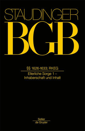 Peschel-Gutzeit / Coester / Salgo | J. von Staudingers Kommentar zum Bürgerlichen Gesetzbuch mit Einführungsgesetz und Nebengesetzen: BGB | Buch | 978-3-8059-1192-4 | sack.de