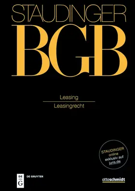 Stoffels / Albrecht |  J. von Staudingers Kommentar zum Bürgerlichen Gesetzbuch mit Einführungsgesetz und Nebengesetzen: BGB. Leasing | Buch |  Sack Fachmedien