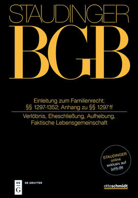 Voppel / Löhnig / Albrecht | Staudinger Kommentar zum BGB §§ 1297-1352; Anh zu §§ 1297 ff | Buch | 978-3-8059-1368-3 | sack.de