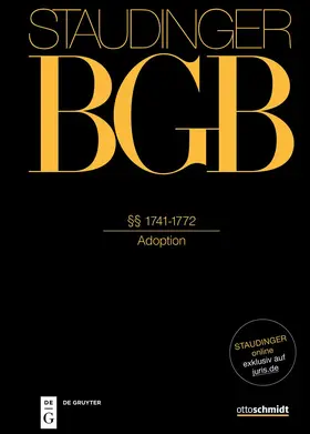 Helms / Albrecht |  J. von  Staudingers Kommentar zum Bürgerlichen Gesetzbuch mit Einführungsgesetz und Nebengesetzen. BGB. §§ 1741–1772 | Buch |  Sack Fachmedien