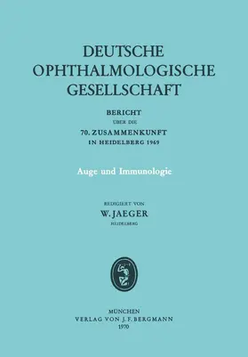  Auge und Immunologie | Buch |  Sack Fachmedien