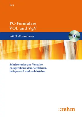 Lamm / Ley | PC-Formulare VOL und VgV | Sonstiges | 978-3-8073-1738-0 | sack.de
