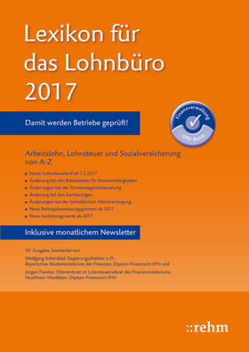 Schönfeld / Plenker |  Lexikon für das Lohnbüro 2017 | Buch |  Sack Fachmedien