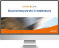 Dirnberger / Förster / Bauer |  Bauordnungsrecht Brandenburg online | Sonstiges |  Sack Fachmedien