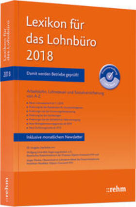 Schönfeld / Plenker |  Lexikon für das Lohnbüro 2018 | Buch |  Sack Fachmedien