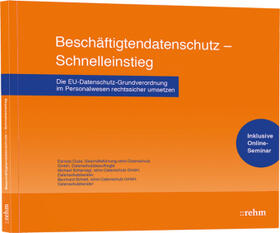 Duda / Scharnagl / Schlett | Beschäftigtendatenschutz - Schnelleinstieg | Medienkombination | sack.de