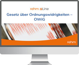 Gesetz über Ordnungswidrigkeiten – OwiG – online | Rehm Verlag | Datenbank | sack.de