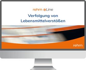 Verfolgung von Lebensmittelverstößen online | Rehm Verlag | Datenbank | sack.de