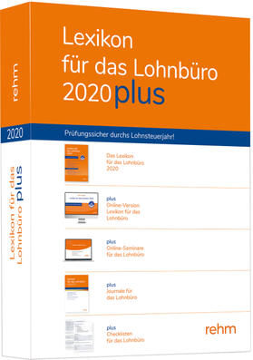 Schönfeld / Plenker / Schaffhausen | Lexikon für das Lohnbüro 2020 plus | Medienkombination | 978-3-8073-2705-1 | sack.de