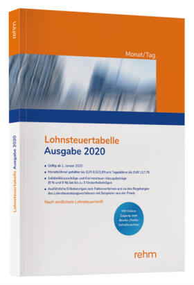 Lohnsteuertabelle 2020 Monat/Tag | Buch | 978-3-8073-2716-7 | sack.de