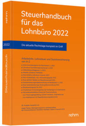 Plenker | Plenker, J: Steuerhandbuch für das Lohnbüro 2022 | Buch | 978-3-8073-2796-9 | sack.de