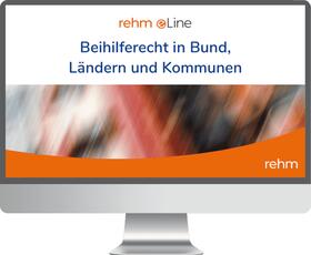 Mildenberger / Weigel / Fehr |  Mildenberger, Beihilferecht in Bund, Ländern und Kommunen online | Datenbank |  Sack Fachmedien