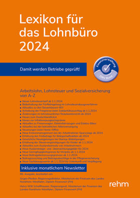 Schönfeld / Plenker / Schaffhausen |  Lexikon für das Lohnbüro 2024 | Buch |  Sack Fachmedien