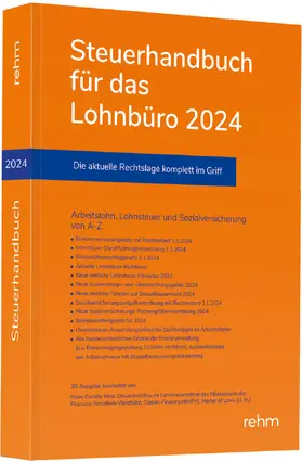 Meer |  Steuerhandbuch für das Lohnbüro 2024 | Buch |  Sack Fachmedien