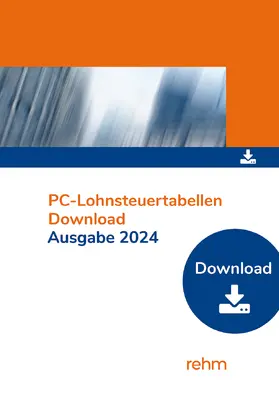  PC-Lohnsteuertabellen 2024 Netzwerkversion | Sonstiges |  Sack Fachmedien