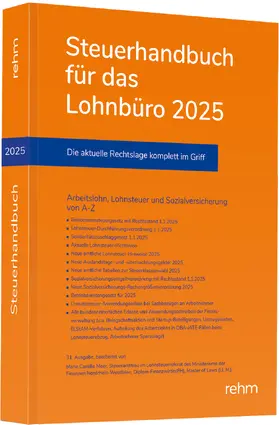 Meer | Steuerhandbuch für das Lohnbüro 2025 | Buch | 978-3-8073-2901-7 | www.sack.de