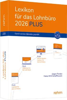 Schönfeld / Plenker / Schaffhausen |  Lexikon für das Lohnbüro 2026 PLUS | Buch |  Sack Fachmedien