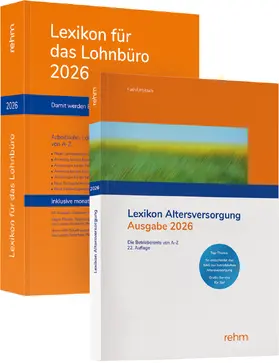 Schönfeld / Plenker / Schaffhausen |  Buchpaket Lexikon für das Lohnbüro und Lexikon Altersversorgung 2026 | Buch |  Sack Fachmedien