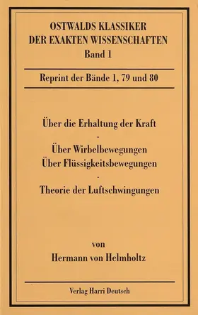  Über die Erhaltung der Kraft (Helmholtz) | Buch |  Sack Fachmedien