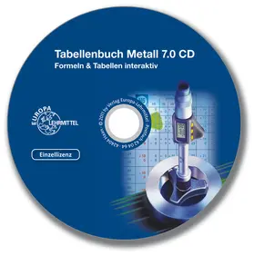 Fischer / Gomeringer / Heinzler | Tabellenbuch Metall 7.0 CD Einzellizenz | Sonstiges | 978-3-8085-8580-1 | sack.de