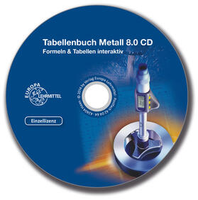 Fischer / Gomeringer / Kilgus |  Tabellenbuch Metall 8.0 CD - Einzellizenz | Sonstiges |  Sack Fachmedien