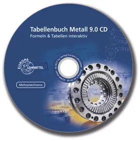 Gomeringer / Heinzler / Kilgus |  Tabellenbuch Metall 9.0 CD | Sonstiges |  Sack Fachmedien