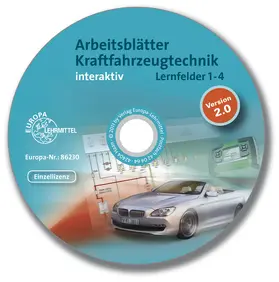 Fischer / Graßl / Gscheidle |  Arbeitsblätter Kraftfahrzeugtechnik interaktiv Lernfelder 1-4 - Einzellizenz | Sonstiges |  Sack Fachmedien