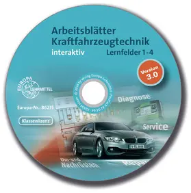 Fischer / Graßl / Gscheidle |  Arbeitsblätter Kraftfahrzeugtechnik Lernfelder 1-4 interaktiv | Sonstiges |  Sack Fachmedien