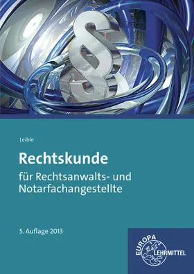 Leible |  Rechtskunde | Buch |  Sack Fachmedien